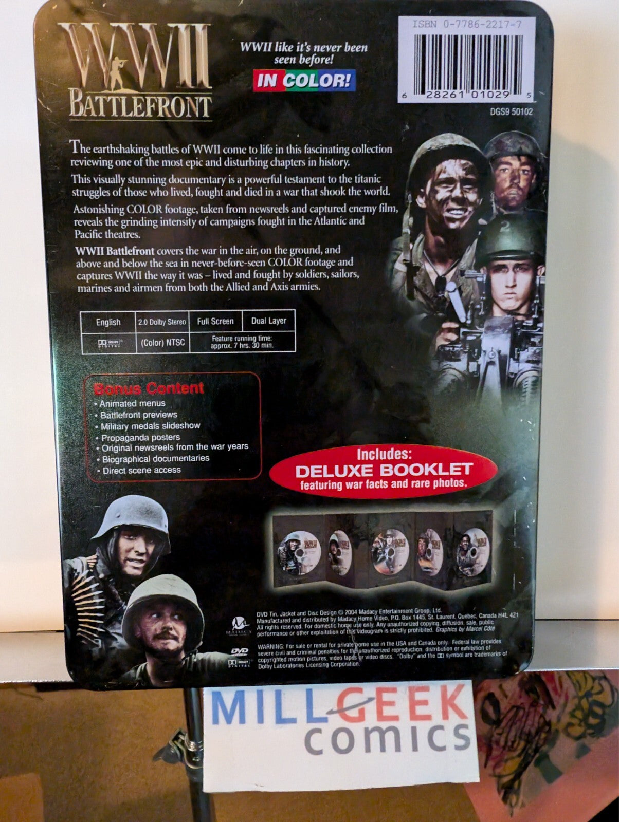 WWII Battlefront (DVD) Like New Tin Case 5 Discs JD