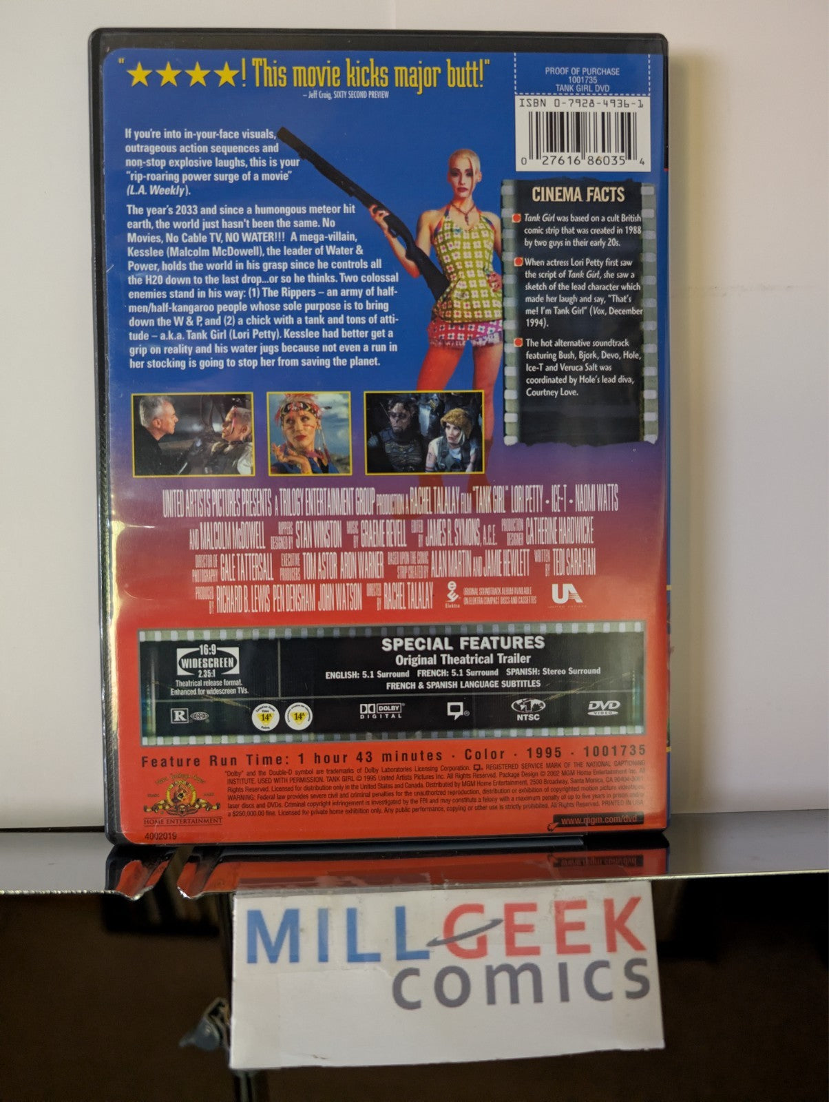 Tropic Thunder (Director's Cut) & Tank Girl, 2 Movie Set (DVD) Like New -JD
