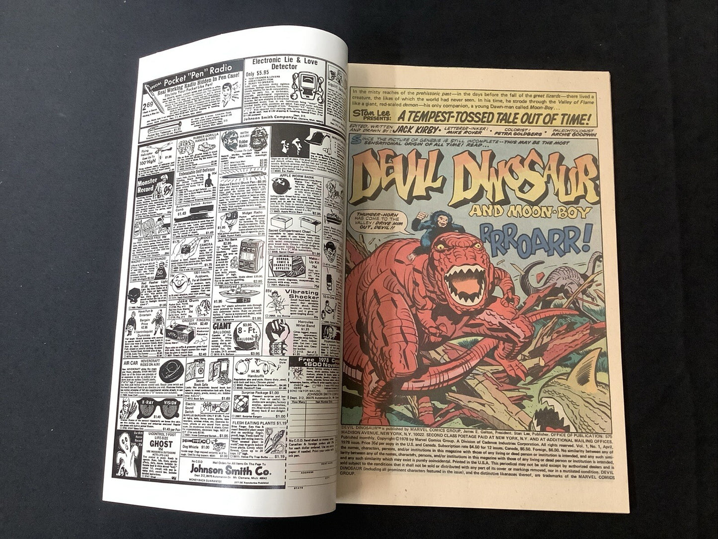Devil Dinosaur #1 (1978) NM- (9.2) Jack Kirby, 1st App Moon-Boy + Devil Dinosaur