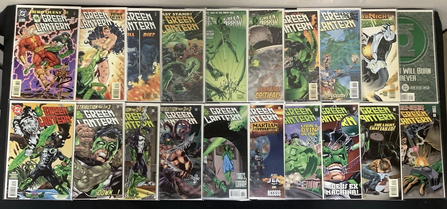 Green Lantern #52-91 Comic Lot, DC Comics, Ron Marz, Controversial Fridge Death