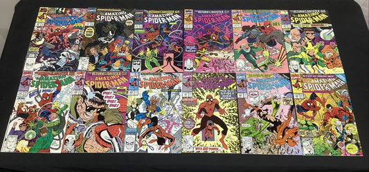 Amazing Spider-Man Comic Lot, 331 + 333-343, Debut New Sinister Six, Erik Larson