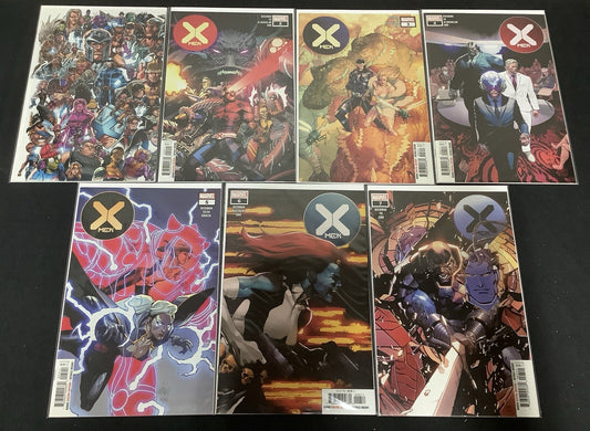 X-Men #1-7 Comic Lot, Marvel, John Hickman, Mark Bagley “Every Mutant” Variant