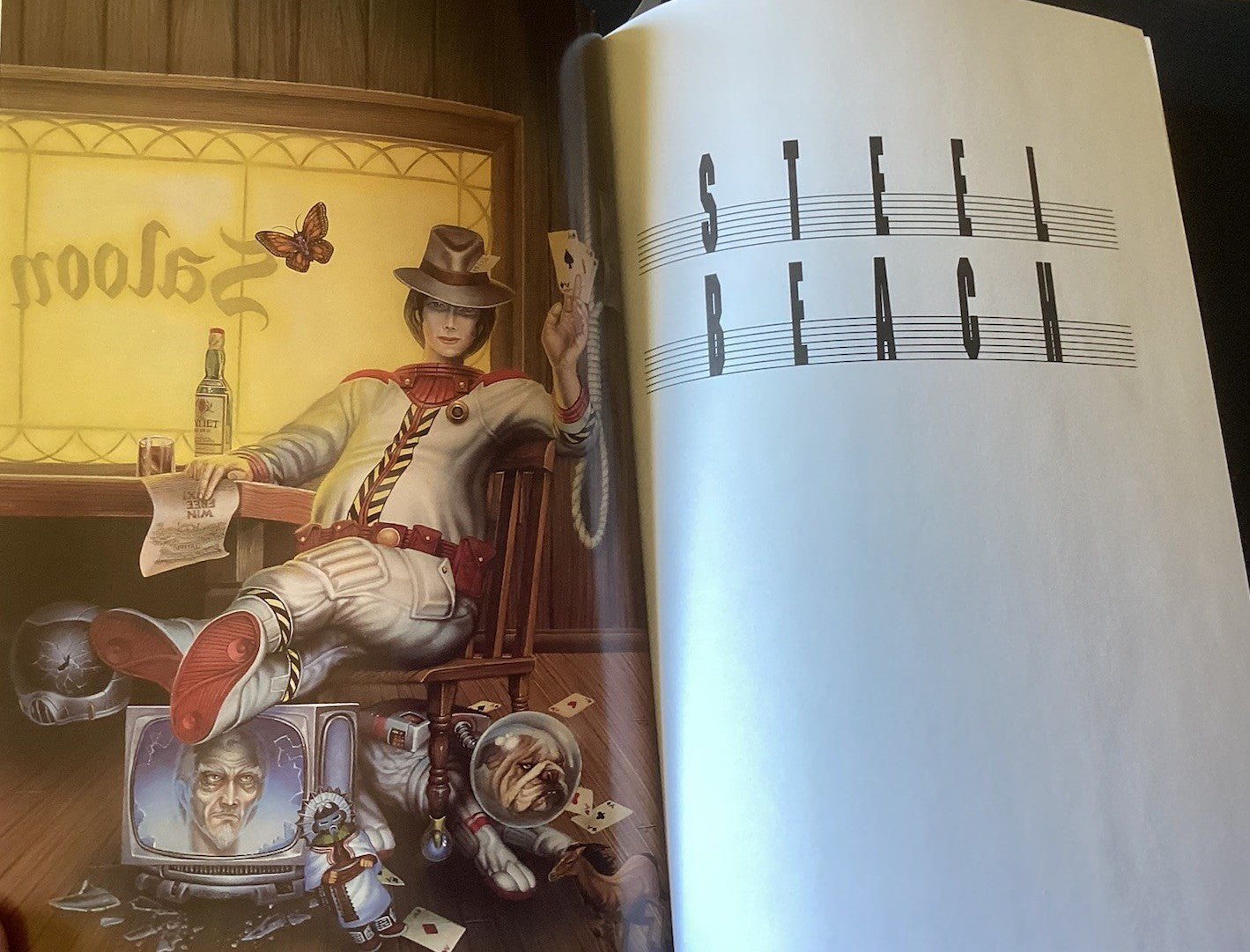 Steel Beach - John Varley - Signed - 1st Edition - Easton Press - 1992 JD