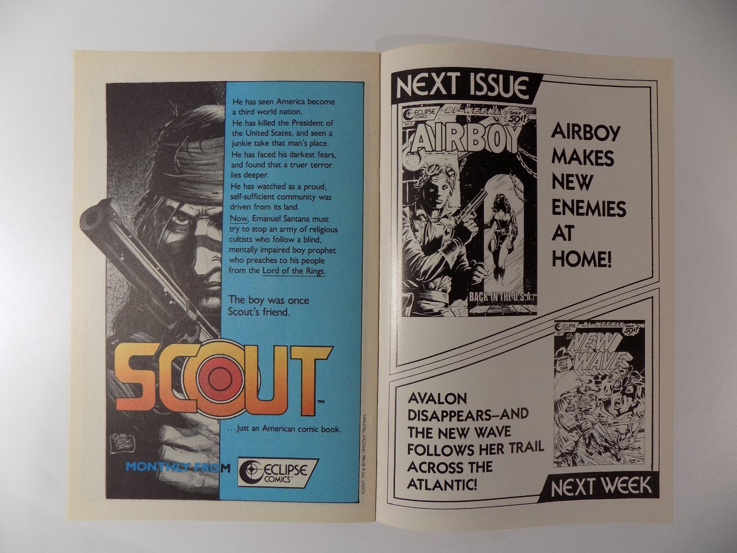 Airboy #5 Eclipse Comic NM- September 1986 Dave Stevens