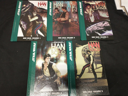 Star Wars: Han Solo Vol. 1-5 Hard Cover Comic Library Edition Set