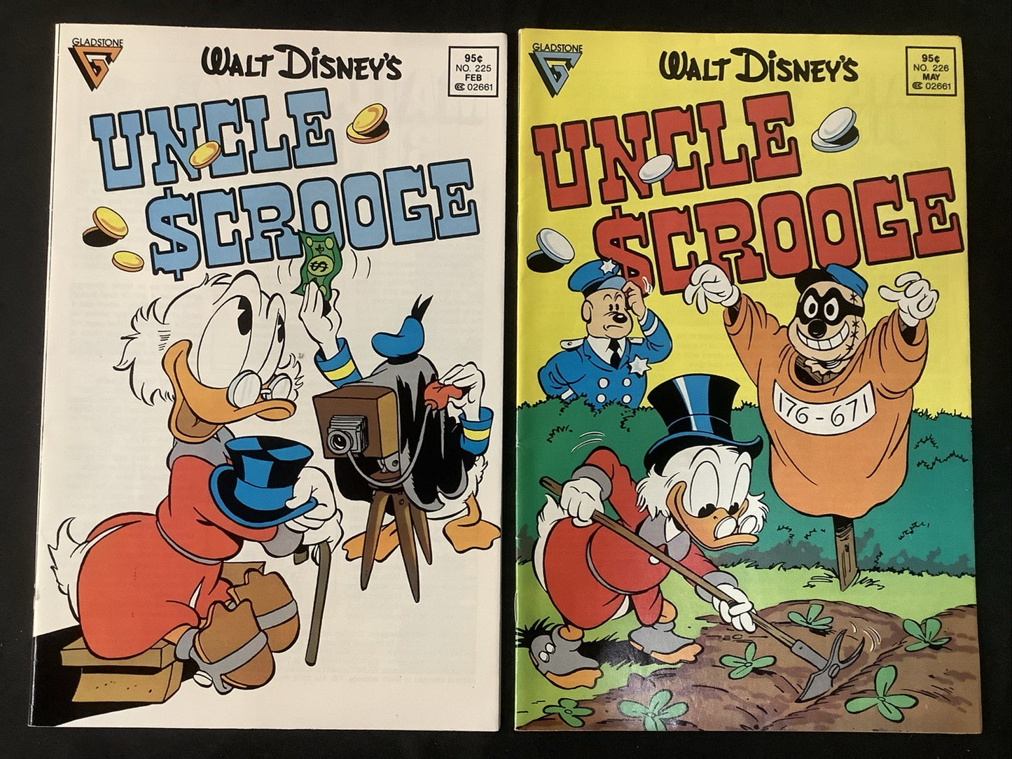 Walt Disney's Uncle Scrooge #225-226 Comic Lot, Gladstone Comics, Don Rosa