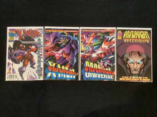 Onslaught Bundle: Road To #1, X-Men #1, Marvel Universe #1, Epilogue #1, See Pic