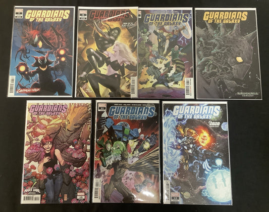 Guardians of the Galaxy #7-12 Comic Lot, Marvel, Multiple Variant Covers, Cates