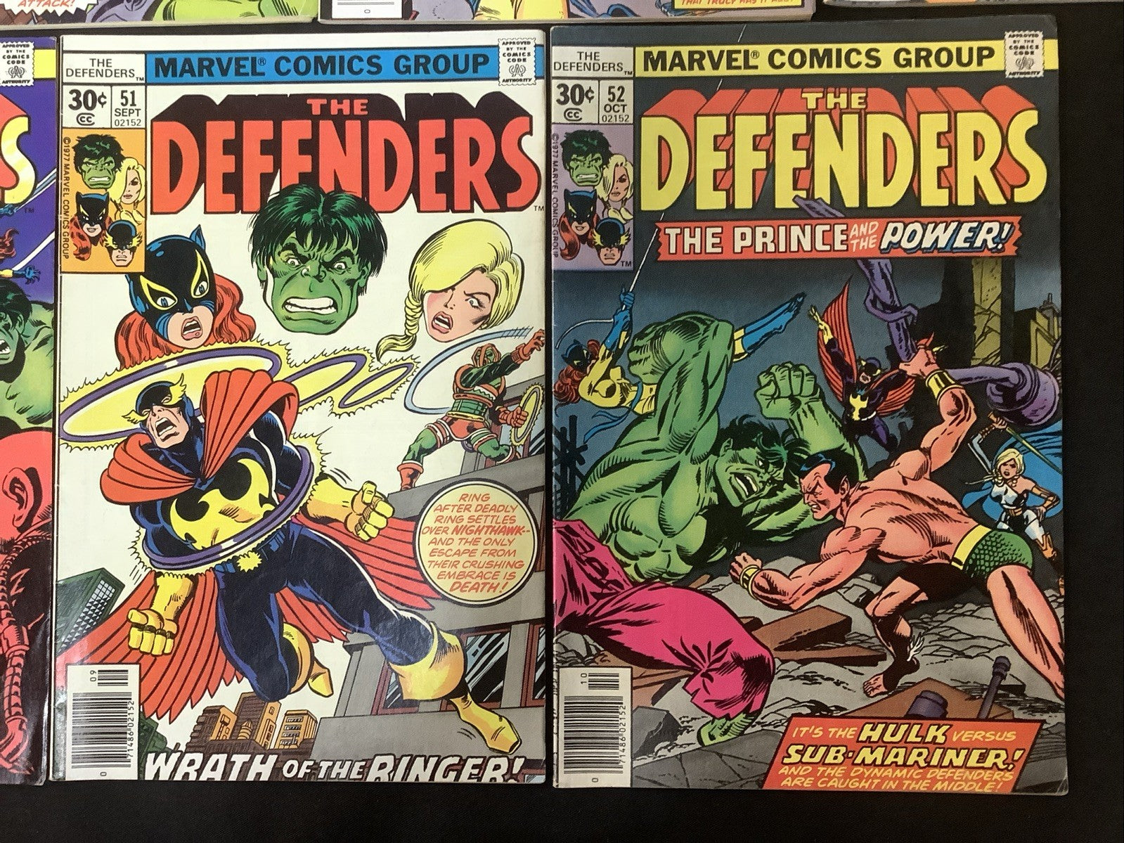 The Defenders #44-52 Comic Lot, Marvel Comics, Keith Giffen, Reader Copies