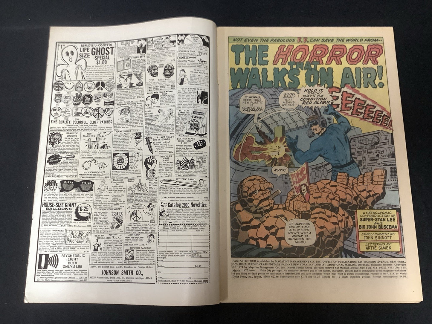 Fantastic Four #120 (Marvel Comics March 1972) VG (4.0) 1st App Air-Walker