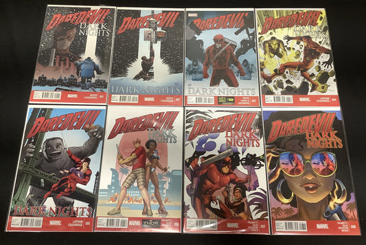 Daredevil: Dark Nights #1-8 Complete Comic Series, Marvel, Lee Weeks, 2013