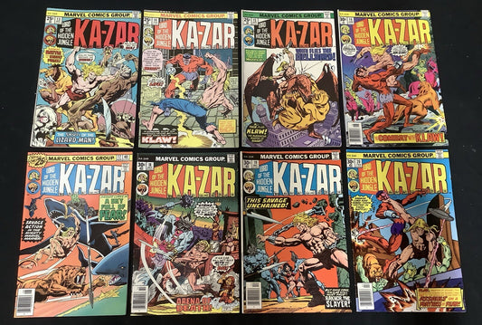 Ka-Zar #13-20 Comic Lot, Marvel Comics, Doug Moench/Larry Hama