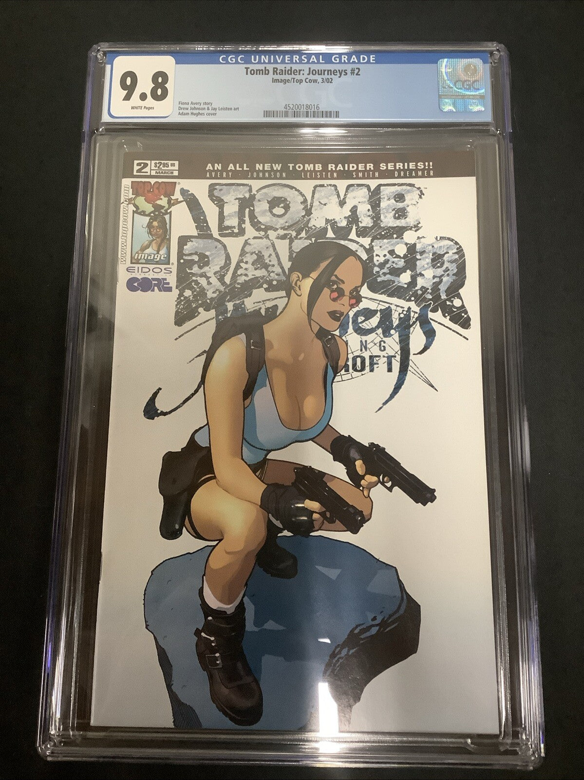 Tomb Raider: Journeys #2 (2002) CGC Graded 9.8, White Pages, Adam Hughes Cover