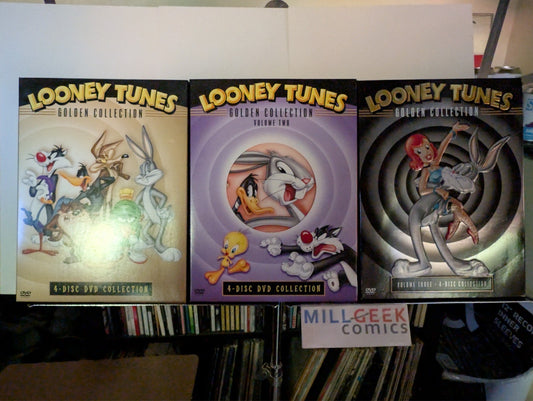 Looney Tunes Golden Collection: Volumes 1, 2, 3 (DVD) Like New -JD