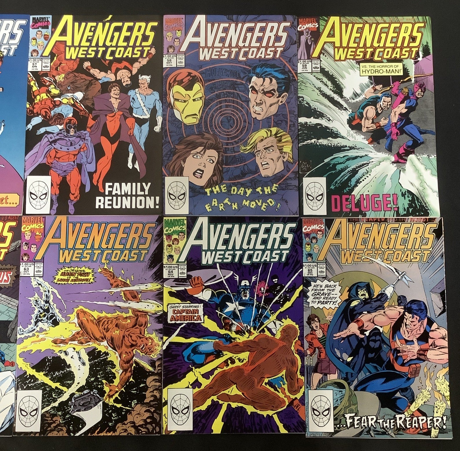 West Coast Avengers #42-65 Comic Lot, Debut Of White Vision, John Byrne, 1985