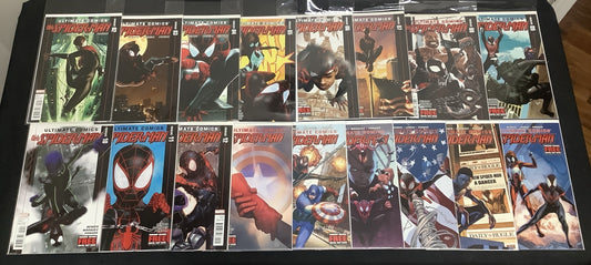 Ultimate Comics Spider-Man #2-17 + #16.1 Comic Lot, 3rd App Miles Morales