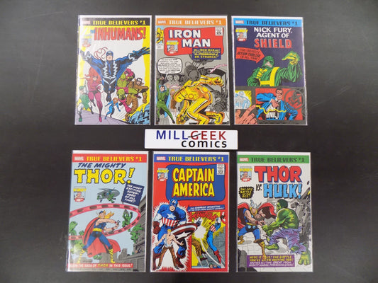 Marvel True Believers Celebrating Kirby 100th Lot of 6 Issues