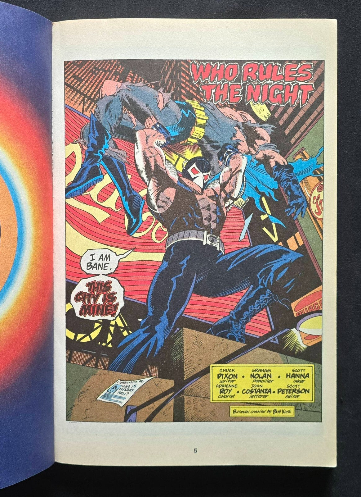 Batman Knightfall 2 TPB Lot - #1 Broken Bat & #2 Who Rules The Night? (1993)