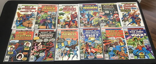 WHAT IF? #1-47 Complete Comic Series Set, Marvel 1977, 1st App Jane Foster Thor