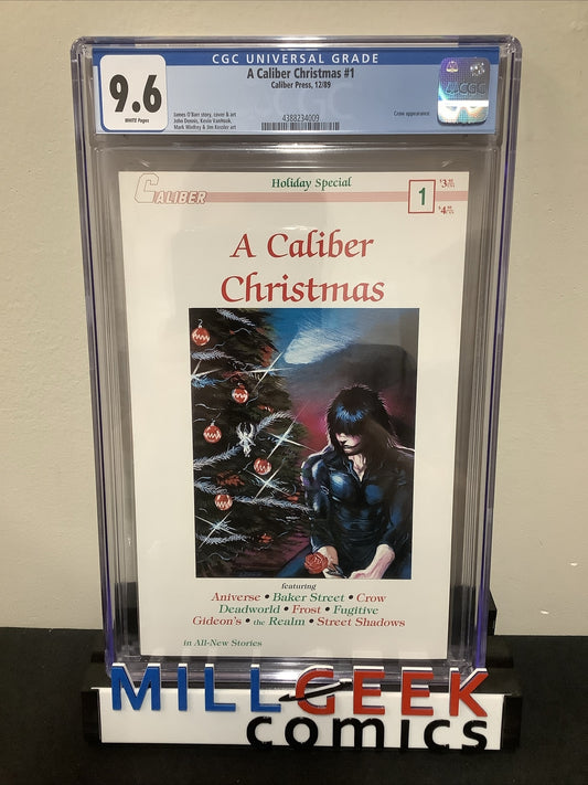 A Caliber Christmas #1, CGC Graded 9.6, James O’Barr, Crow Appearance, 1989