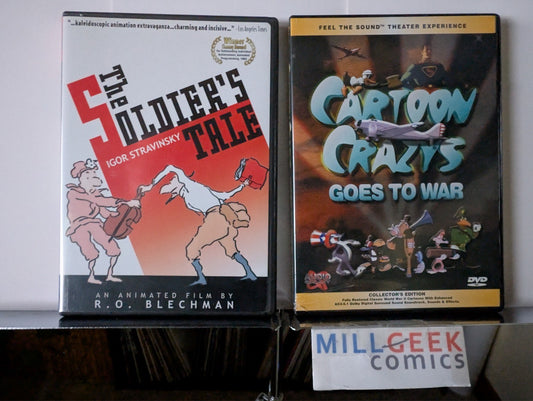 The Soldier's Tale / Cartoon Crazy's Goes To War (DVD) Like New -JD