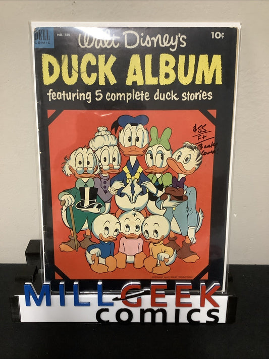 Four Color #450 (Dell Comics February 1953) F+ (6.5) Carl Barks Cover, Disney