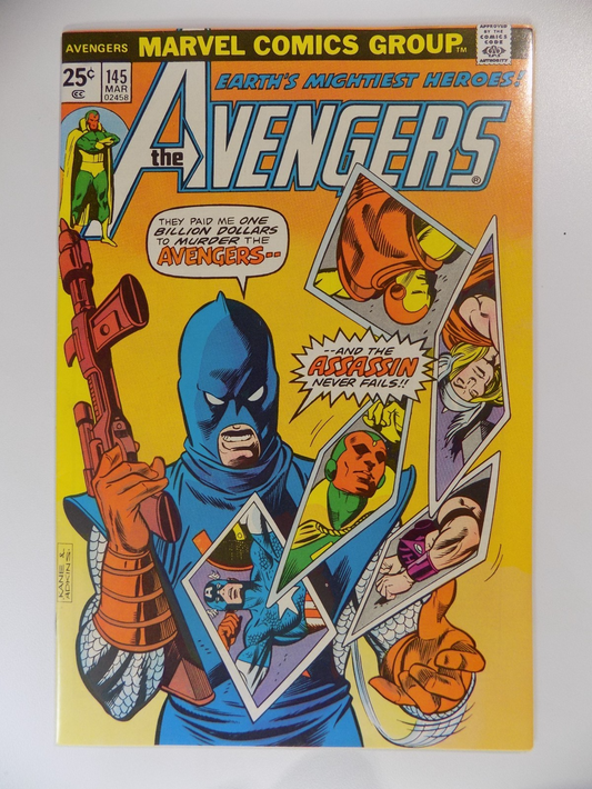 Avengers #145 Marvel Comic March 1976 Very Fine/Near Mint