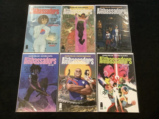 The Ambassadors #1-6 Complete Comic Set, Image Comics, Mark Millar, 2023