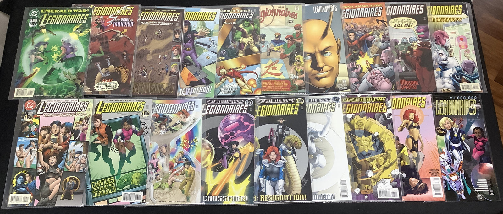 Legionnaires #11-66 + #0 + #1 Million Comic Lot, DC Comics, Adam Hughes Art