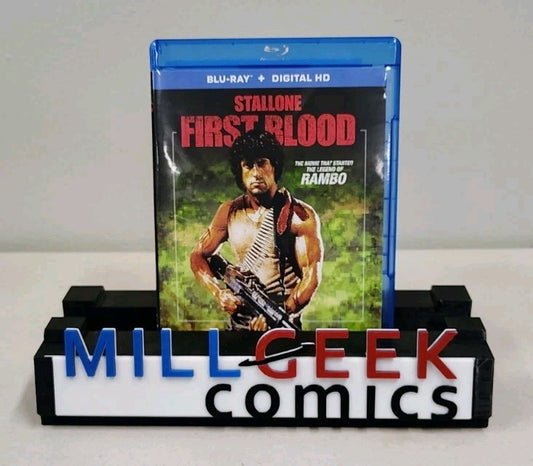 First Blood (Blu-ray, 1982) Sylvester Stallone Rambo Movie Like New  JD