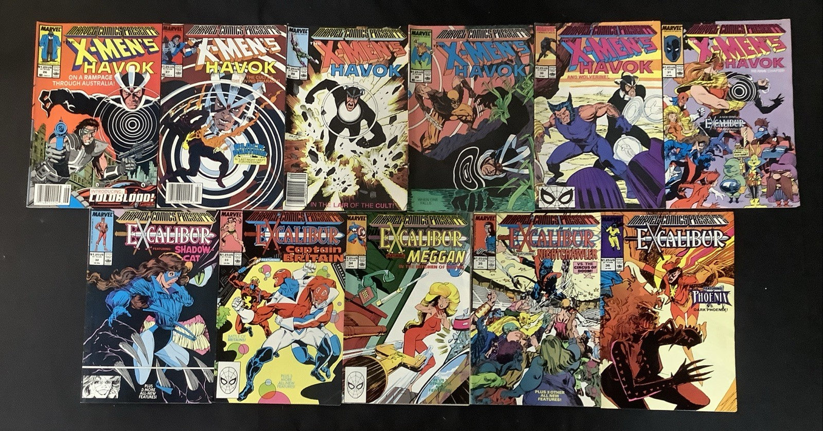 Marvel Comics Presents #26-36 Comic Lot, Peter David/Doug Moench/Howard Mackie