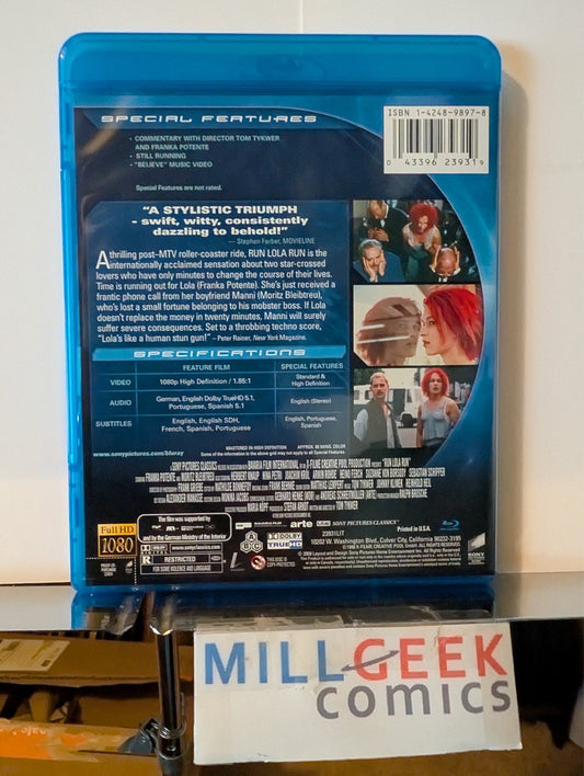 Run Lola Run, Region Free (Blu-Ray) Like New -JD