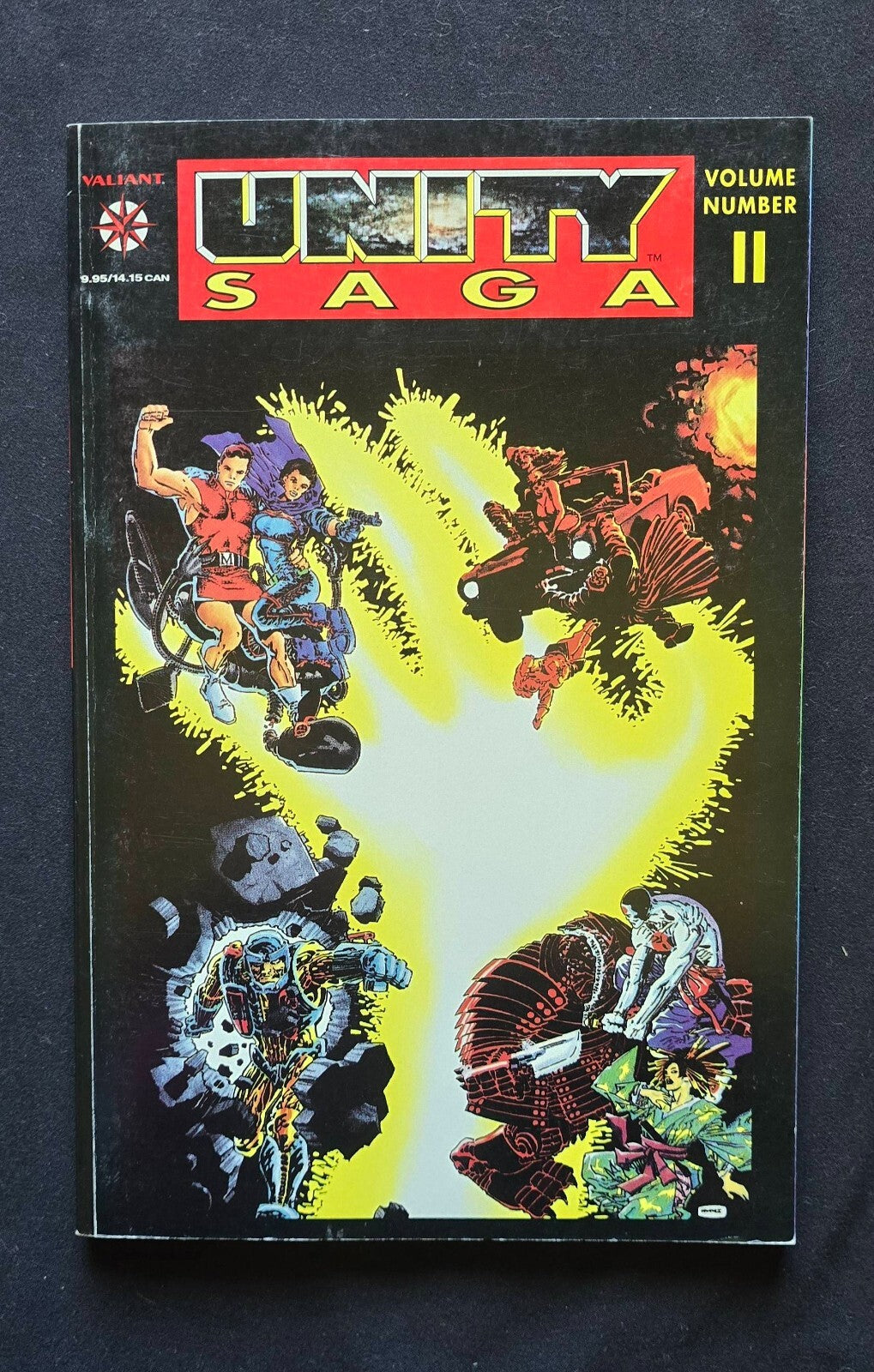 Unity Saga Volumes 1 & 2 - Scarce TPB! 1st Print (Valiant, 1994)