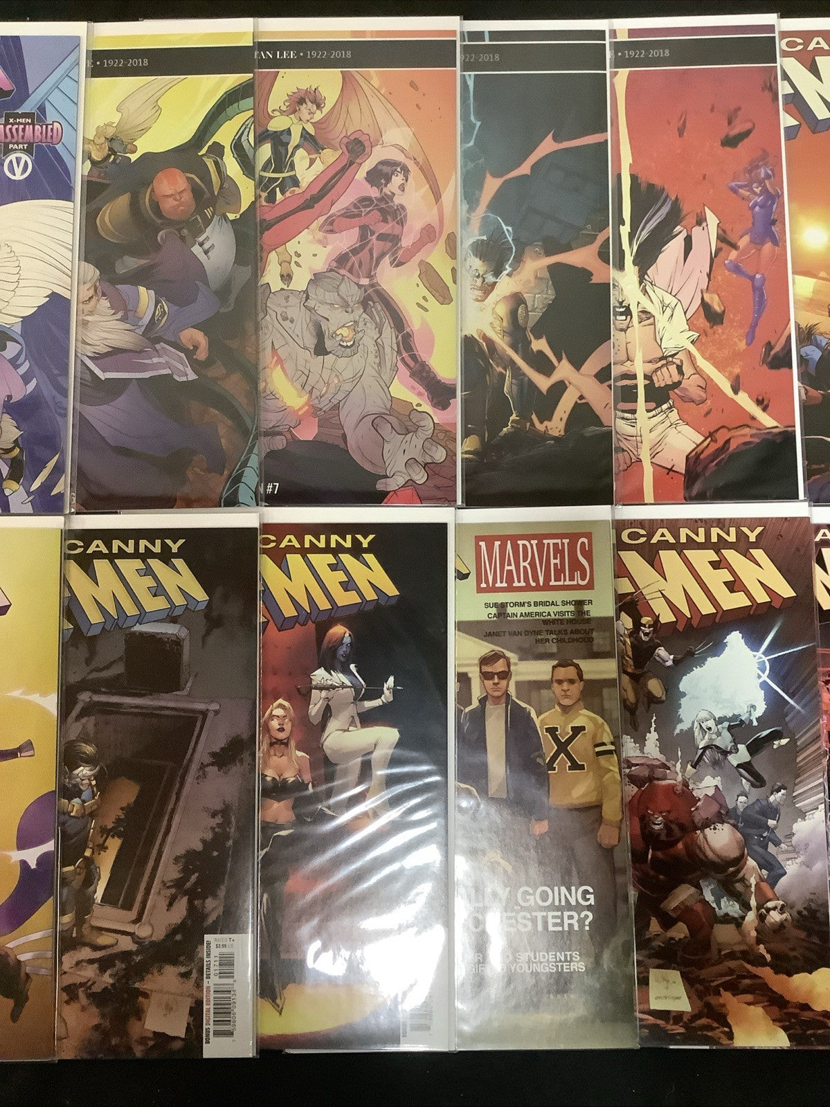 Uncanny X-Men #1-22 + Annual #1 (Missing #20) Comic Lot, Marvel Comics, 2019