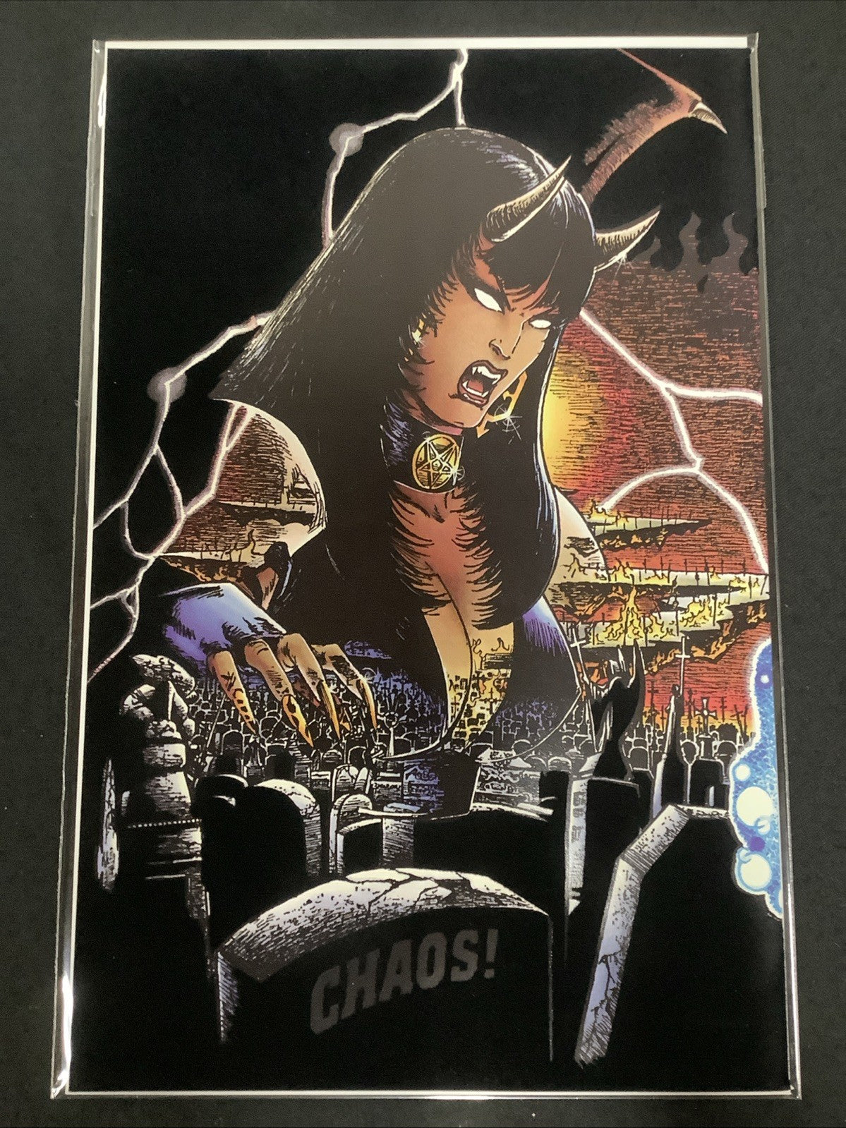 Lady Death II: Between Heaven & Hell #1 (Black Velvet Cover) NM- (9.2) 10k Made