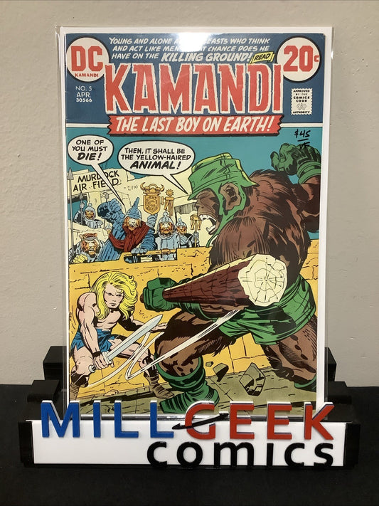 Kamandi, the Last Boy on Earth #5 (DC Comics April 1973) VF (8.0) Jack Kirby