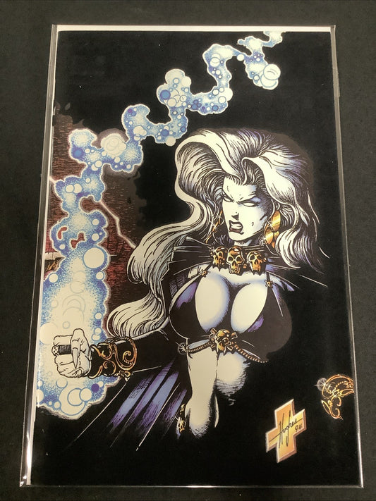 Lady Death II: Between Heaven & Hell #1 (Black Velvet Cover) NM- (9.2) 10k Made