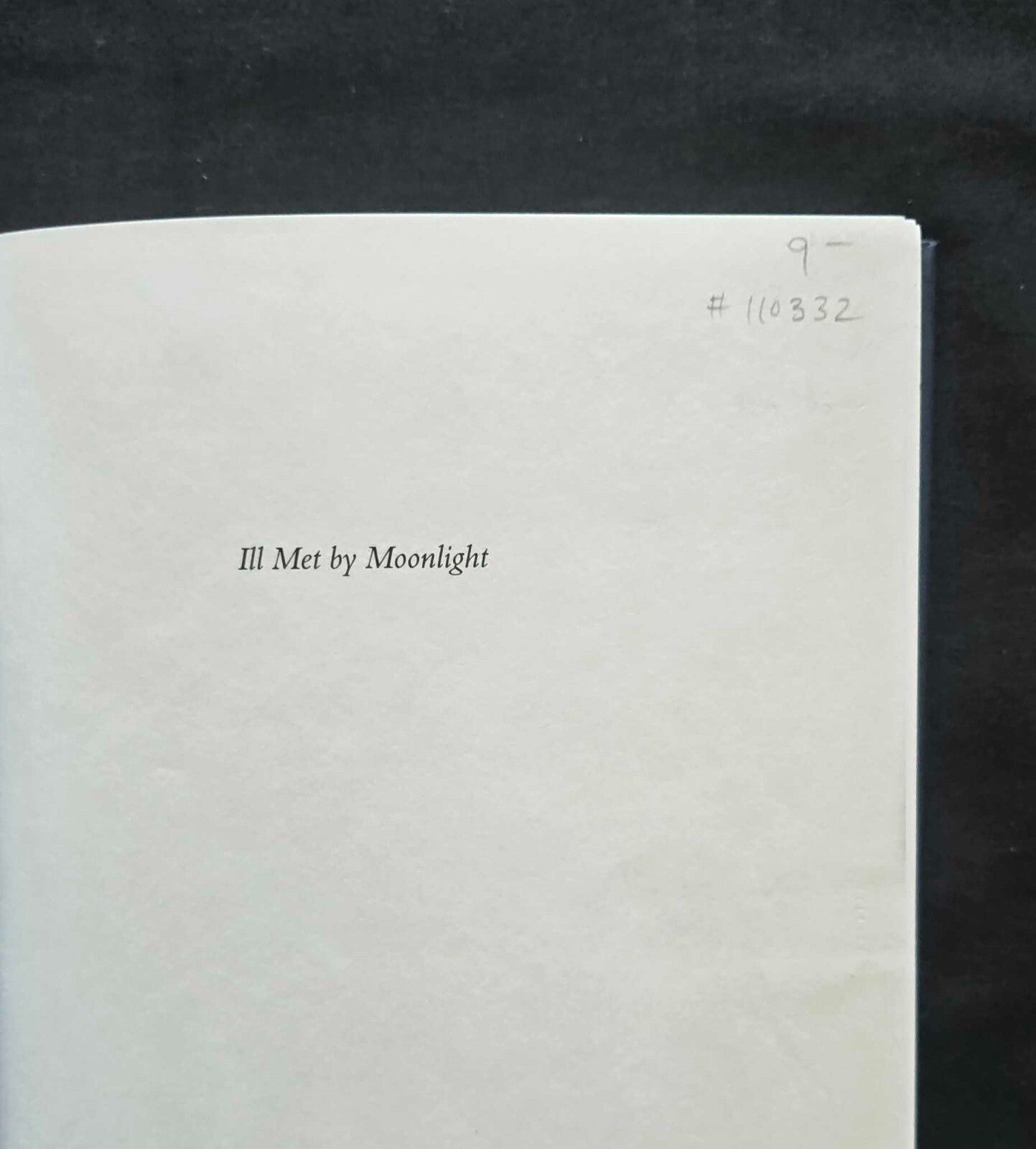 Ill Met By Moonlight by W. Stanley Moss (Folio Society, 1st Ed) JD