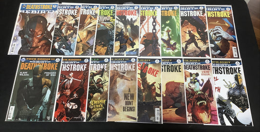 Deathstroke Vol.4 #1-16 + Rebirth One-shot, Comic Lot DC, 1st App Red Lion, 2016