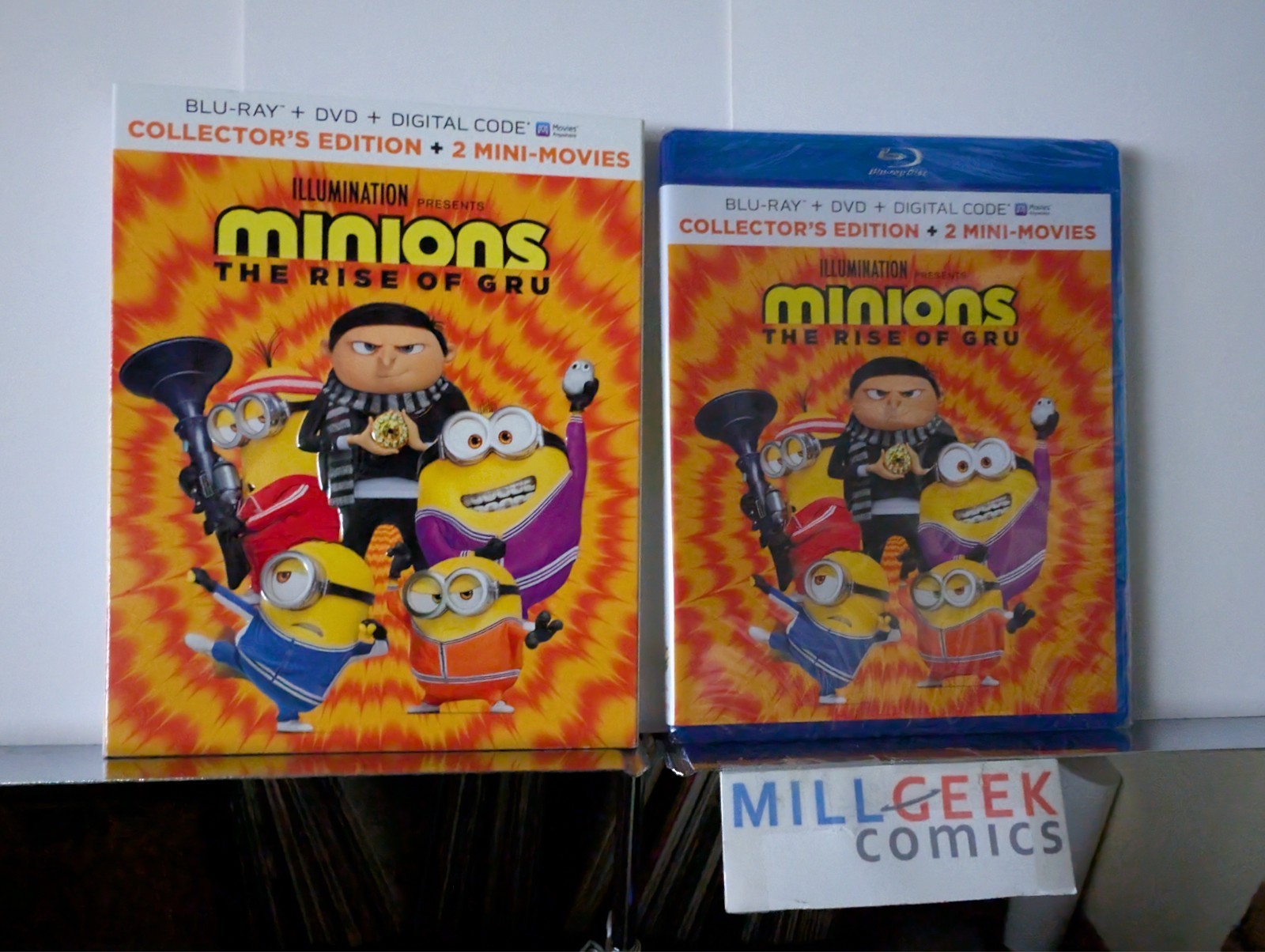 Minions / Minions The Rise of Gru / Despicable Me 3 (Blu-Ray) Like New -JD