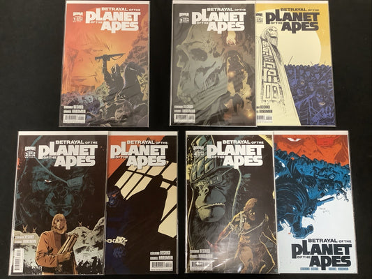 Planet of the Apes Bundle: Betrayal #1-4 + Vol.5 #1-8, Extra Variants, 20 Comics