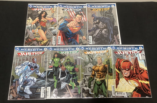 Justice League #2-8 Yanick Paquette Connecting Character Variant Cover Comic Set