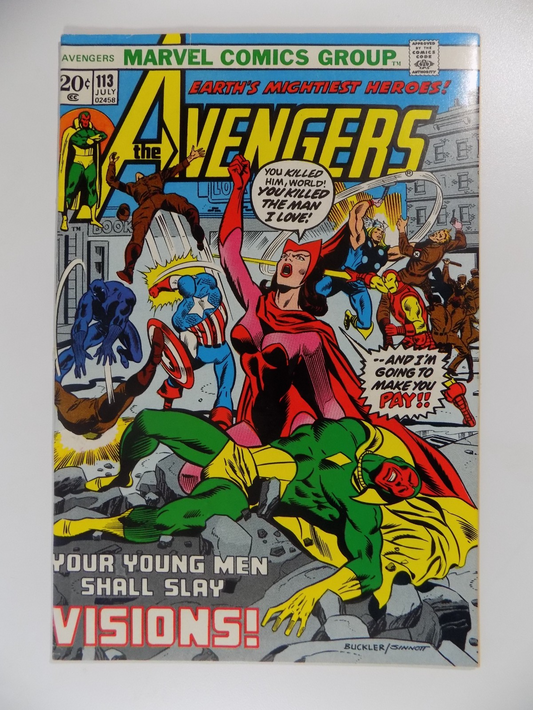 Avengers #113 Marvel Comic July 1973 Fine+
