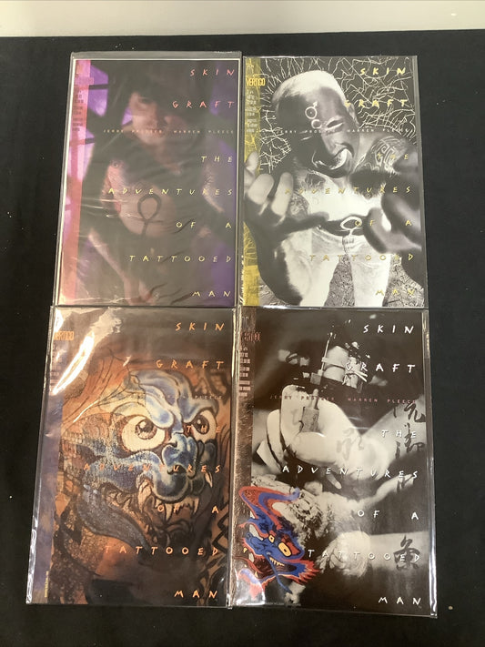 Skin Graft Adventures of a Tattooed Man 1#1-4 Complete Set, DC/Vertigo, 1993