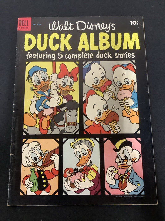 Four Color #586 (Dell Comics September 1954) F+ (6.5) Donald Duck Album