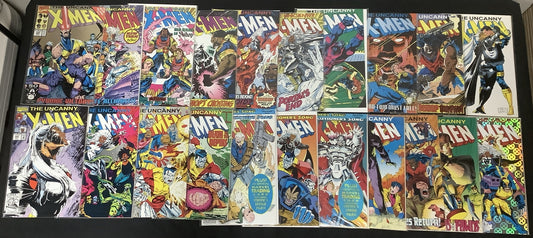 Uncanny X-Men #280-300 Comic Lot, 1st App Bishop, Death Of Emma Frost, New Team