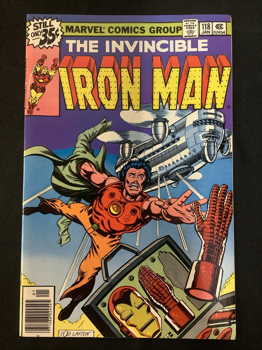Iron Man #118 (Marvel Comics January 1979) NM- (9.2) Michelinnie/Layton