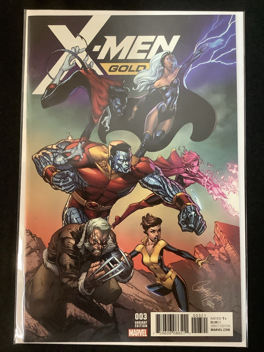 X-Men Gold #1-6 Comic Lot, Controversial Issue #1, J Scott Campbell #3 Variant