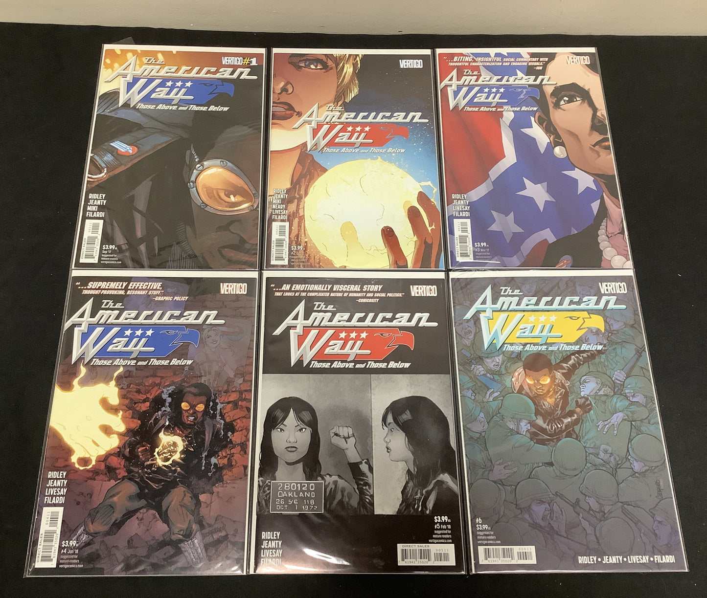 American Way: Those Above And Those Below #1-6 Complete Comic Set, Vertigo