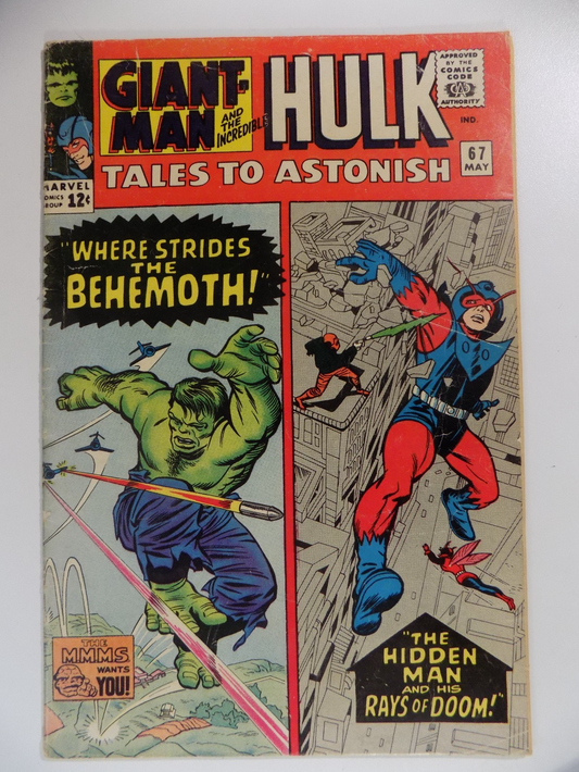 Tales to Astonish #67 Marvel Comic May 1965 Very Good+